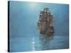 Crescent Moon-Montague Dawson-Stretched Canvas