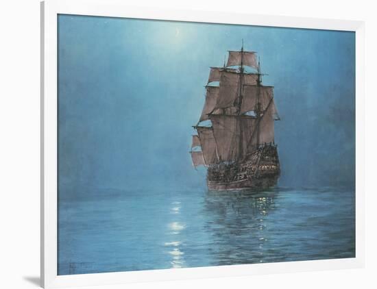 Crescent Moon-Montague Dawson-Framed Premium Giclee Print