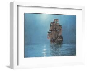 Crescent Moon-Montague Dawson-Framed Art Print