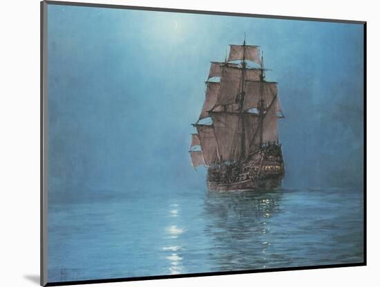 Crescent Moon-Montague Dawson-Mounted Art Print