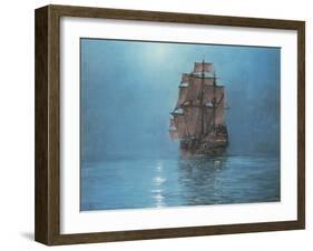 Crescent Moon-Montague Dawson-Framed Art Print