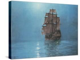 Crescent Moon-Montague Dawson-Stretched Canvas