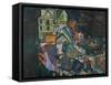 Crescent of Houses III-Egon Schiele-Framed Stretched Canvas