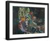 Crescent of Houses III-Egon Schiele-Framed Giclee Print