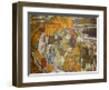 Crescent of Houses, Island Town, c.1915-Egon Schiele-Framed Art Print