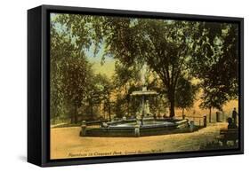 Crescent Park, Grand Rapids, Michigan-null-Framed Stretched Canvas