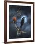 Crescent Raven Moon-Art and a Little Magic-Framed Giclee Print