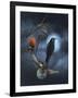 Crescent Raven Moon-Art and a Little Magic-Framed Giclee Print