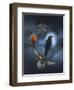 Crescent Raven Moon-Art and a Little Magic-Framed Giclee Print