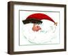 Crescent Santa-Beverly Johnston-Framed Giclee Print