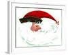 Crescent Santa-Beverly Johnston-Framed Giclee Print