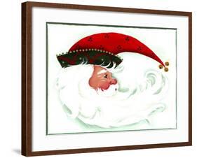 Crescent Santa-Beverly Johnston-Framed Giclee Print