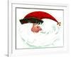 Crescent Santa-Beverly Johnston-Framed Giclee Print