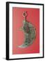 Crescent Shaped Bronze Razor with Engraving Depicting a Deer Hunting Scene from Vetulonia-null-Framed Giclee Print