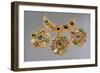 Crescent Shaped Necklace with Pendants Set with Semi Precious Stones, Moscow-null-Framed Giclee Print