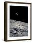 Cresent Earth, As Seen From the Moon-null-Framed Photographic Print