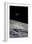 Cresent Earth, As Seen From the Moon-null-Framed Photographic Print