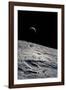 Cresent Earth, As Seen From the Moon-null-Framed Photographic Print