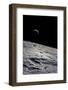 Cresent Earth, As Seen From the Moon-null-Framed Photographic Print