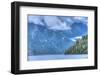 Cresent Lake, Aurora Ridge in the Background, Olympic National Park-Richard Maschmeyer-Framed Photographic Print