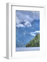 Cresent Lake, Aurora Ridge in the Background, Olympic National Park-Richard Maschmeyer-Framed Photographic Print