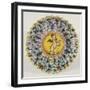 Crespina with Putto and Floral Decorations, Ceramic, Italy, 16th Century-null-Framed Giclee Print