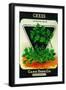 Cress Seed Packet-Lantern Press-Framed Art Print