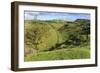 Cressbrook Dale National Nature Reserve in Spring, Elevated View, Peak District National Park-Eleanor Scriven-Framed Photographic Print