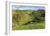 Cressbrook Dale National Nature Reserve in Spring, Elevated View, Peak District National Park-Eleanor Scriven-Framed Photographic Print