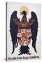 Crest of Spanish Catholic Kings-null-Stretched Canvas