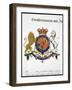 Crest of the King of the United Kingdom of Great Britain and Ireland and Hanover, 19th century-Unknown-Framed Giclee Print
