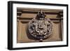 Crest on Wawel Royal Castle in Krakow, Poland, 16th Century-null-Framed Giclee Print