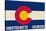 Crested Butte, Colorado - Colorado State Flag-Lantern Press-Stretched Canvas