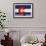 Crested Butte, Colorado - Colorado State Flag-Lantern Press-Framed Art Print displayed on a wall