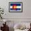 Crested Butte, Colorado - Colorado State Flag-Lantern Press-Framed Art Print displayed on a wall