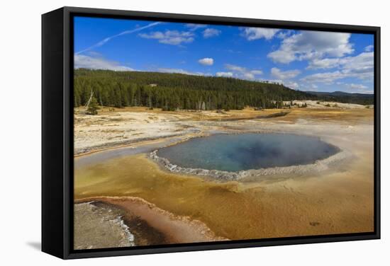Crested Pool; Hot Spring; Upper Geyser Basin, Yellowstone National Park, Wyoming, Usa-Eleanor Scriven-Framed Stretched Canvas