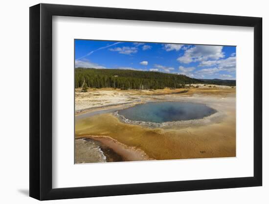 Crested Pool; Hot Spring; Upper Geyser Basin, Yellowstone National Park, Wyoming, Usa-Eleanor Scriven-Framed Photographic Print