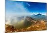 Cresting the peak of Pacaya Volcano in Guatemala City, Guatemala, Central America-Laura Grier-Mounted Photographic Print