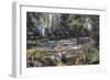 Cretaceous Life, Artwork-Richard Bizley-Framed Premium Photographic Print