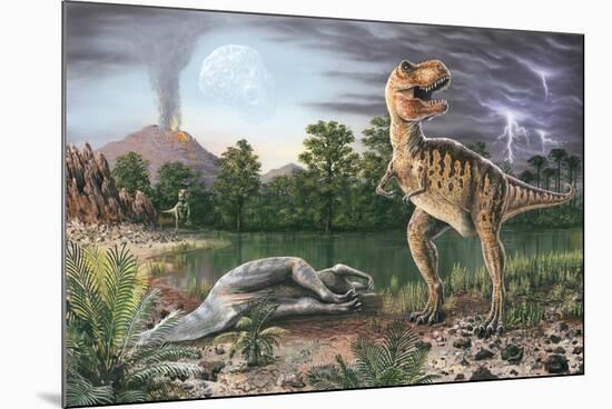 Cretaceous-Tertiary Extinction Event-Richard Bizley-Mounted Photographic Print