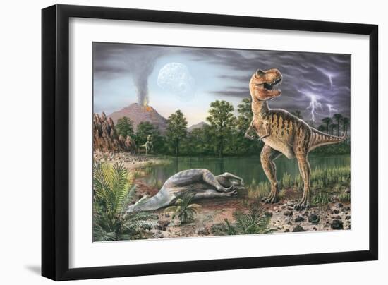 Cretaceous-Tertiary Extinction Event-Richard Bizley-Framed Photographic Print