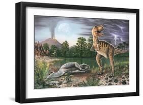 Cretaceous-Tertiary Extinction Event-Richard Bizley-Framed Photographic Print