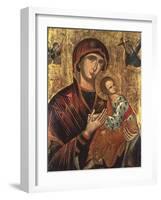 Cretan Icon I-15th Century School -Framed Premium Giclee Print