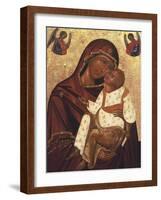 Cretan Icon II-15th Century School -Framed Premium Giclee Print