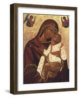 Cretan Icon II-15th Century School -Framed Premium Giclee Print