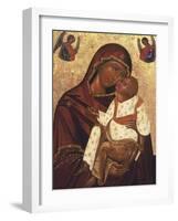 Cretan Icon II-15th Century School -Framed Premium Giclee Print