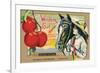 Crete Label "Apple"-Kerne Erickson-Framed Premium Giclee Print