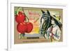 Crete Label "Apple"-Kerne Erickson-Framed Art Print