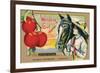 Crete Label "Apple"-Kerne Erickson-Framed Art Print