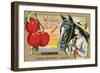 Crete Label "Apple"-Kerne Erickson-Framed Art Print